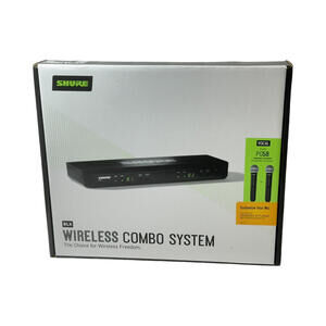 Shure BLX288/PG58 H10 Dual-Channel Wireless Handheld Microphone 512-542 MHz